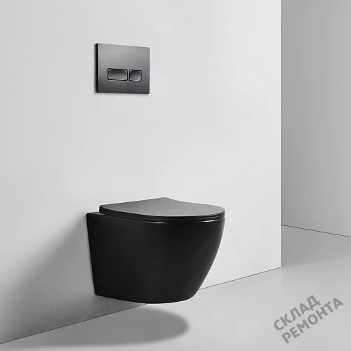 Фото Унитаз подвесной Calypso CS46UQ-MB-OK ультратихий смыв купить в Казане: цена, описание, фото. Интернет-магазин 2