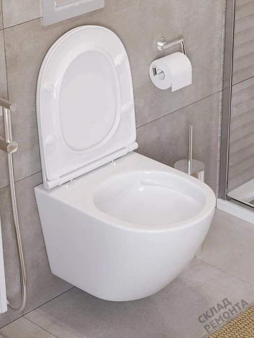 Фото Унитаз подвесной BelBagno Uno BB3105CHR/SC безободковый купить в Казане: цена, описание, фото. Интернет-магазин 1