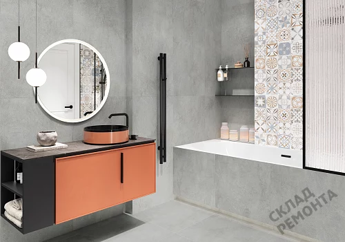 Фото Керамогранит матовый Alma Ceramica Никос GFU6060NKS07R серый 600*600*9 – купить в Казане: цена, описание, фото. Интернет-магазин 3