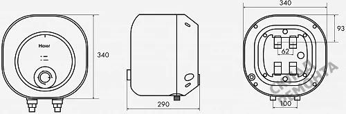 Фото Водонагреватель накопительный Haier ES10V-MQ1, 10 л – купить в Казане: цена, описание, фото. Интернет-магазин 6