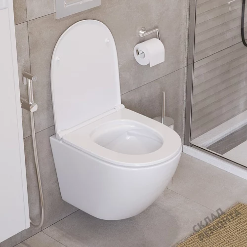 Фото Унитаз подвесной BelBagno Uno BB3105CHR/SC безободковый купить в Казане: цена, описание, фото. Интернет-магазин 2