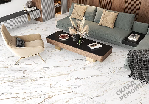 Фото Керамогранит лаппатированный New Trend Пегас GP40PEG01L белый 600*600*9 – купить в Казане: цена, описание, фото. Интернет-магазин 5