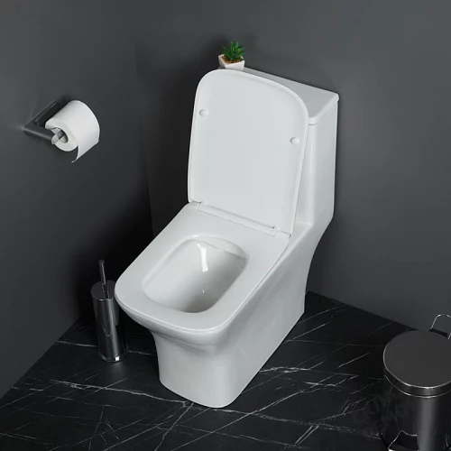 Фото Унитаз моноблок BelBagno Neon BB8617CPR-MN/SC безободковый купить в Казане: цена, описание, фото. Интернет-магазин 2