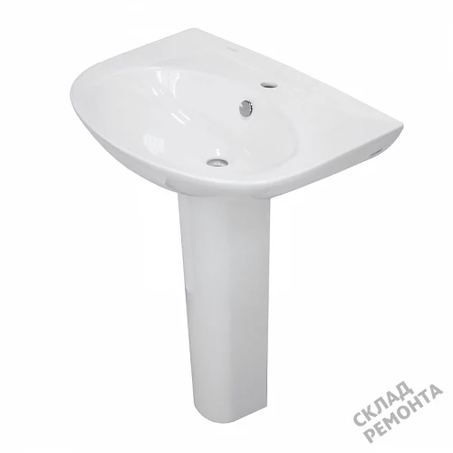 Фото Пьедестал для раковины Sanita Luxe Classic CLCSLWB01, белый купить в Казане: цена, описание, фото. Интернет-магазин 2