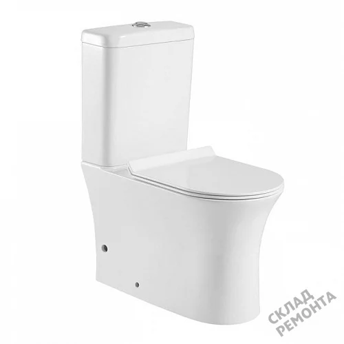 Фото Унитаз напольный Aquanet Roll-C 210764 безободковый купить в Казане: цена, описание, фото. Интернет-магазин 1