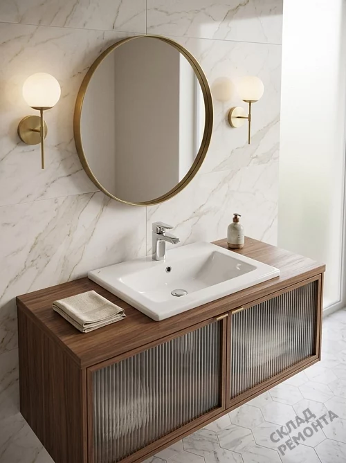 Фото Раковина на тумбу Vigo Элина-60, 60 см купить в Казане: цена, описание, фото. Интернет-магазин 1