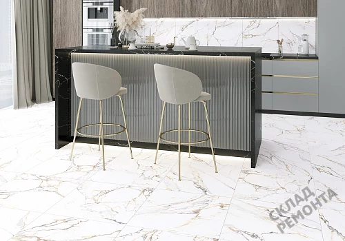 Фото Керамогранит матовый Alma Ceramica Тренди GFU04TRD04R белый 600*600*9 – купить в Казане: цена, описание, фото. Интернет-магазин 2