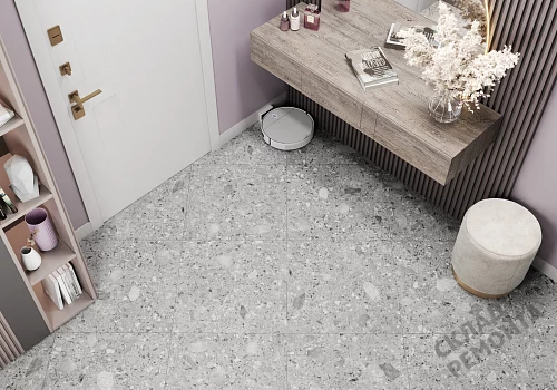 Фото Керамогранит матовый Alma Ceramica Холли GFU6060HOL70R серый 600*600*9 – купить в Казане: цена, описание, фото. Интернет-магазин 4