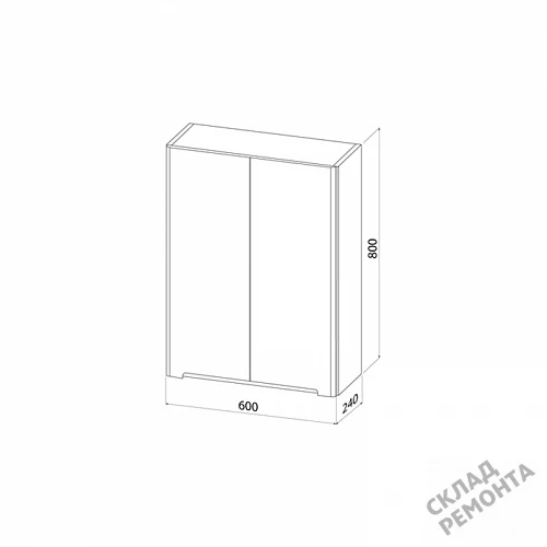 Фото Шкаф подвесной Iddis Эдифис EDI60W0i97, белый купить в Казане: цена, описание, фото. Интернет-магазин 5