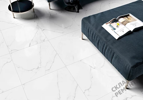 Фото Керамогранит матовый Alma Ceramica Каррара GFU04CRR00R светло-серый 600*600*9 – купить в Казане: цена, описание, фото. Интернет-магазин 3