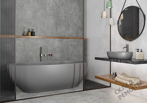Фото Керамогранит матовый Alma Ceramica Тотем GFU60120TTM70R серый 1200*600*8,5 – купить в Казане: цена, описание, фото. Интернет-магазин 3