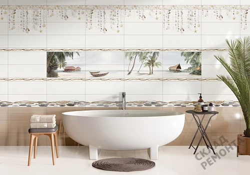 Фото Вставка Alma Ceramica Айленд DWA11ALD404 разноцветный 200*600 – купить в Казане: цена, описание, фото. Интернет-магазин 2