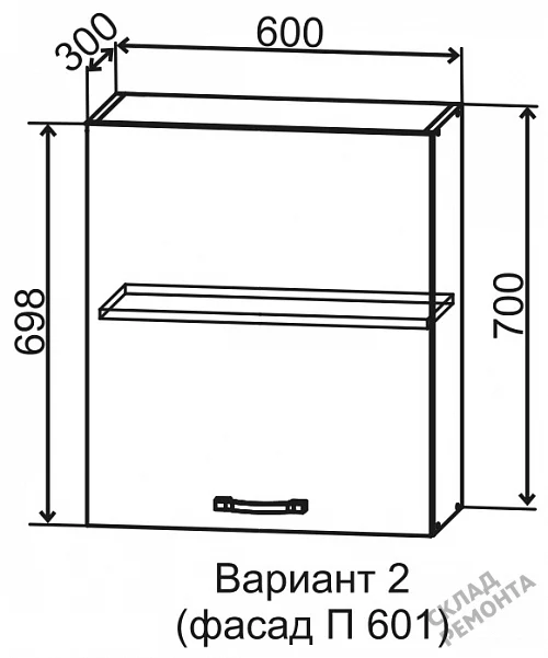 Фото Шкаф верхний ДСВ П 601 – купить в Казане: цена, описание, фото. Интернет-магазин 3