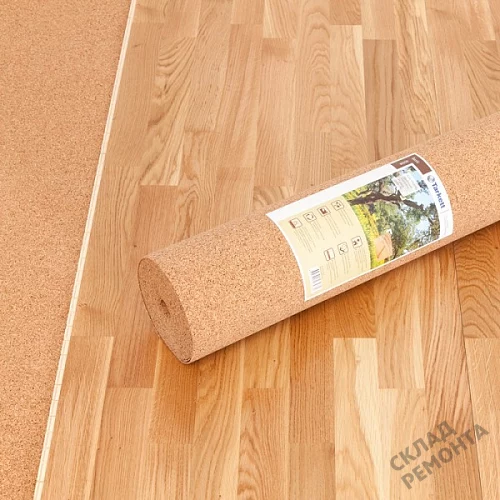 Фото Подложка рулонная Amorim пробковая, GO4CORK NATURE 2-5 мм под ламинат и паркет бежевая – купить в Казане: цена, описание, фото. Интернет-магазин 6