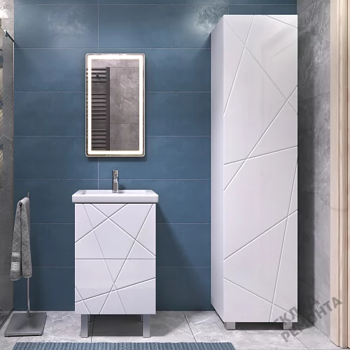 Фото Пенал напольный Vigo Geometry 450 pn.GEO.45, белый купить в Казане: цена, описание, фото. Интернет-магазин 4