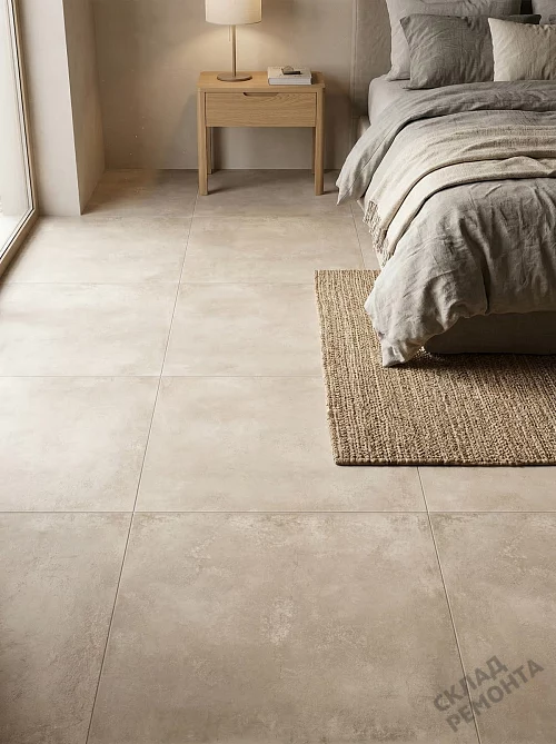Фото Керамогранит матовый Alma Ceramica Тотем GFU6060TTM40R бежевый 600*600*9 – купить в Казане: цена, описание, фото. Интернет-магазин 1