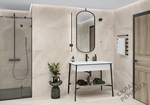 Фото Керамогранит матовый Alma Ceramica Олса GFU60120OLS40R бежевый 1200*600*8,5 – купить в Казане: цена, описание, фото. Интернет-магазин 2