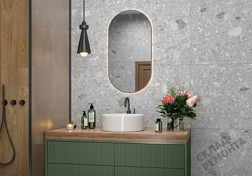 Фото Керамогранит матовый Alma Ceramica Холли GFU60120HOL70R серый 1200*600*8,5 – купить в Казане: цена, описание, фото. Интернет-магазин 4