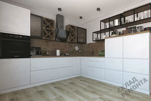 Фото Кухня Leko Бронкс кварц – купить в Казане: цена, описание, фото. Интернет-магазин 3
